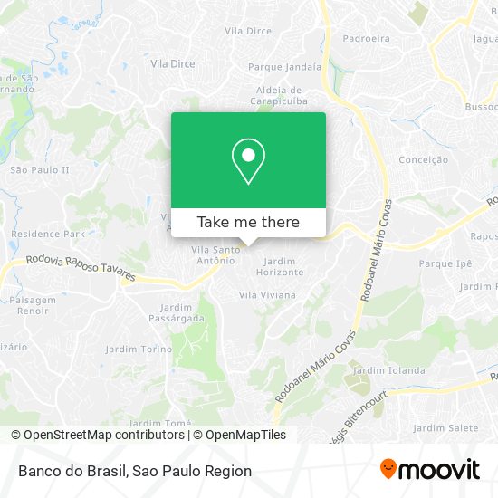 Banco do Brasil map