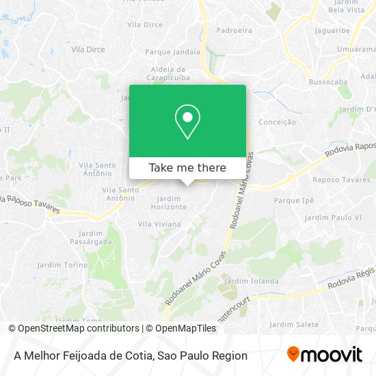 A Melhor Feijoada de Cotia map