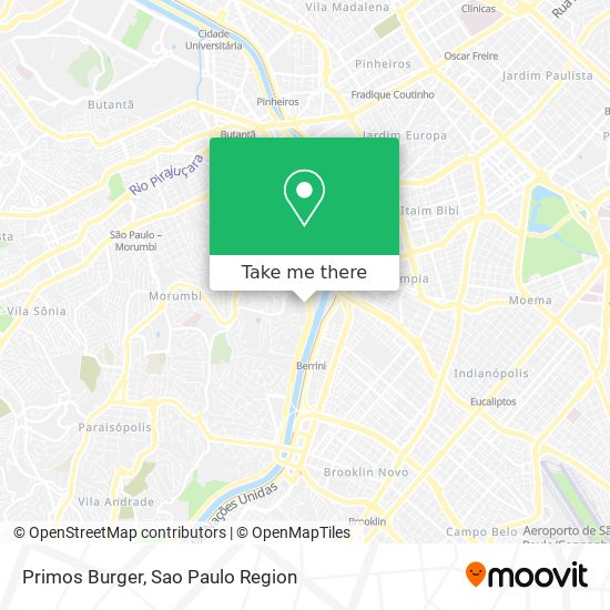 Primos Burger map