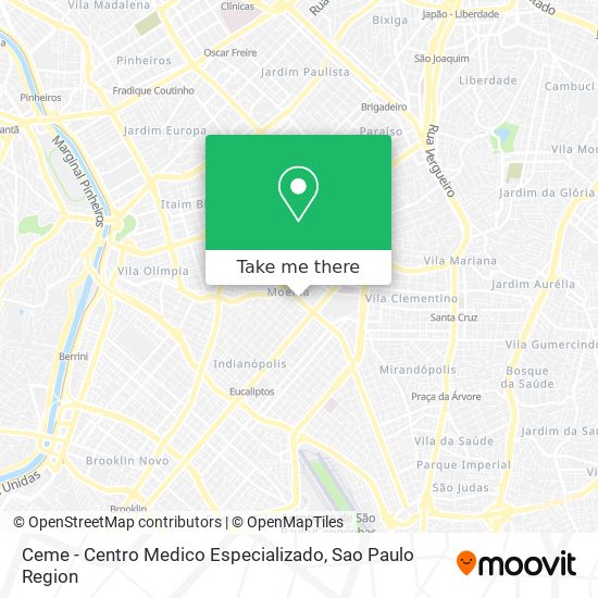 Mapa Ceme - Centro Medico Especializado