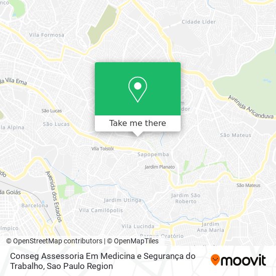 Conseg Assessoria Em Medicina e Segurança do Trabalho map