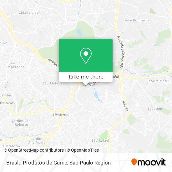 Mapa Braslo Produtos de Carne