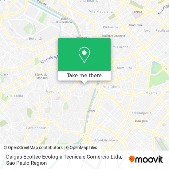 Dalgas Ecoltec Ecologia Técnica e Comércio Ltda map