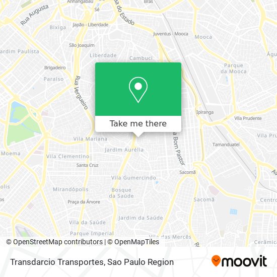 Transdarcio Transportes map