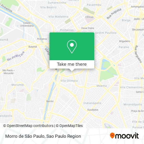 Morro de São Paulo map