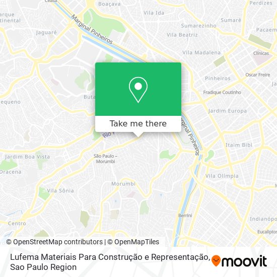 Lufema Materiais Para Construção e Representação map