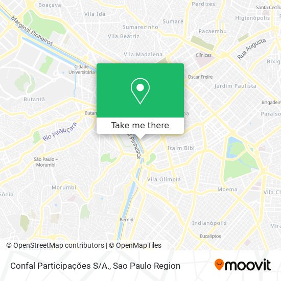 Confal Participações S/A. map