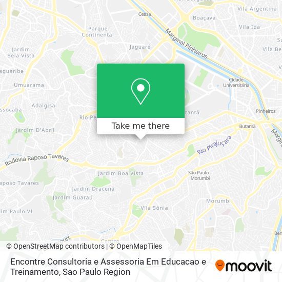 Mapa Encontre Consultoria e Assessoria Em Educacao e Treinamento