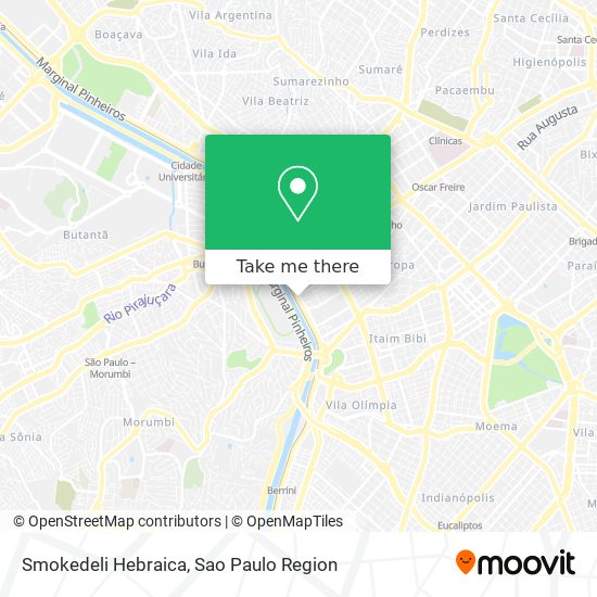 Mapa Smokedeli Hebraica