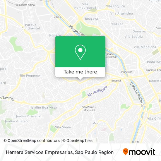 Mapa Hemera Servicos Empresarias