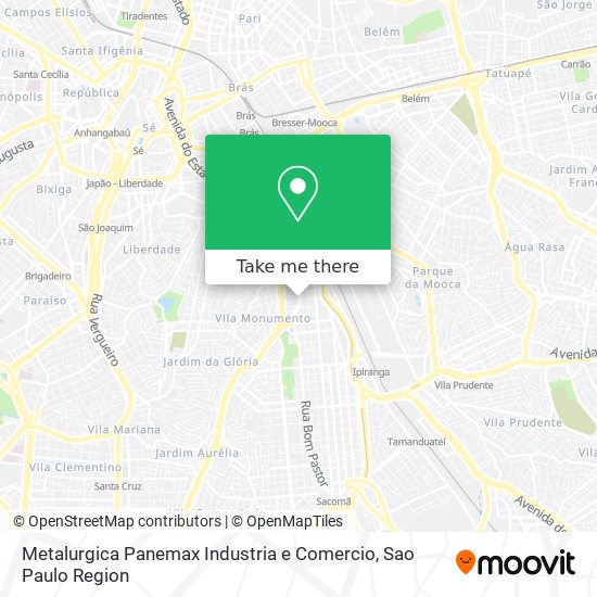 Mapa Metalurgica Panemax Industria e Comercio