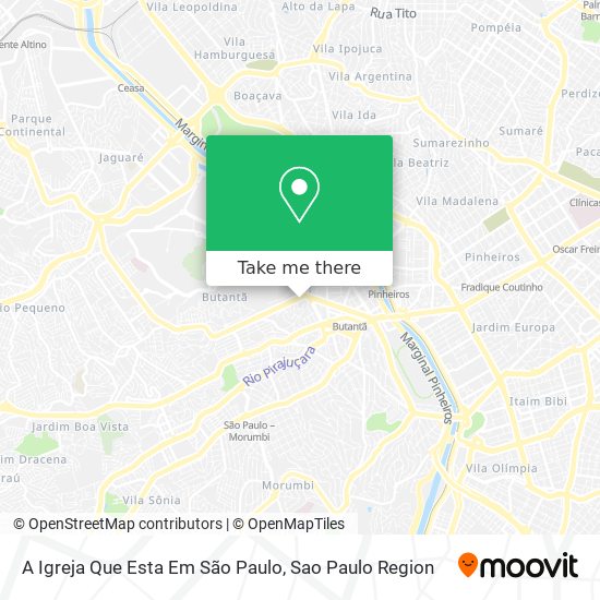 A Igreja Que Esta Em São Paulo map