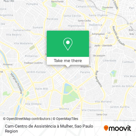 Mapa Cam-Centro de Assistência à Mulher