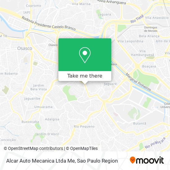 Alcar Auto Mecanica Ltda Me map