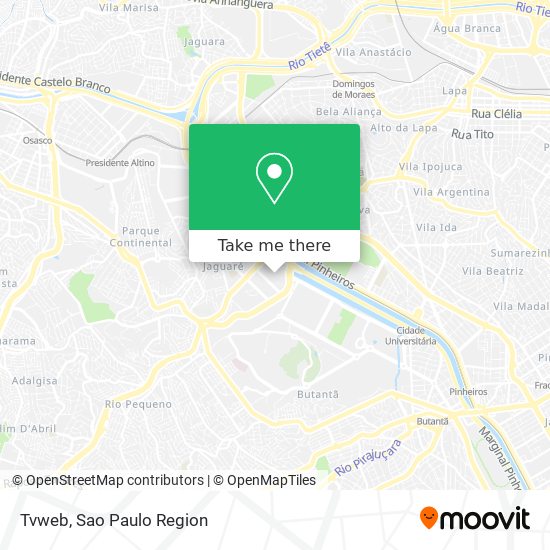 Tvweb map