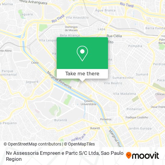 Nv Assessoria Empreen e Partc S / C Ltda map