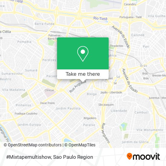 Mapa #Mixtapemultishow