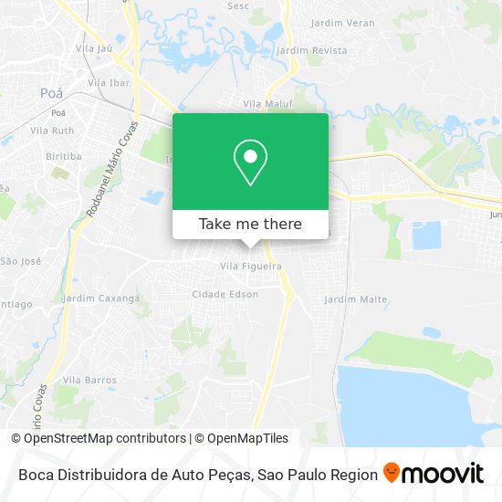 Boca Distribuidora de Auto Peças map