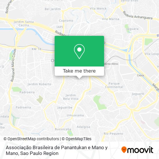 Associação Brasileira de Panantukan e Mano y Mano map