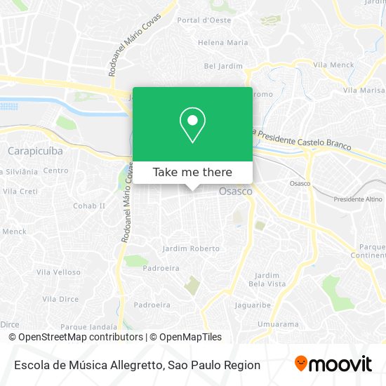 Escola de Música Allegretto map