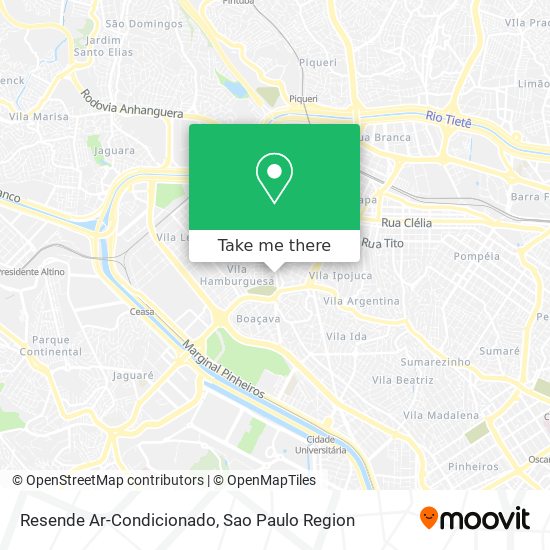 Mapa Resende Ar-Condicionado