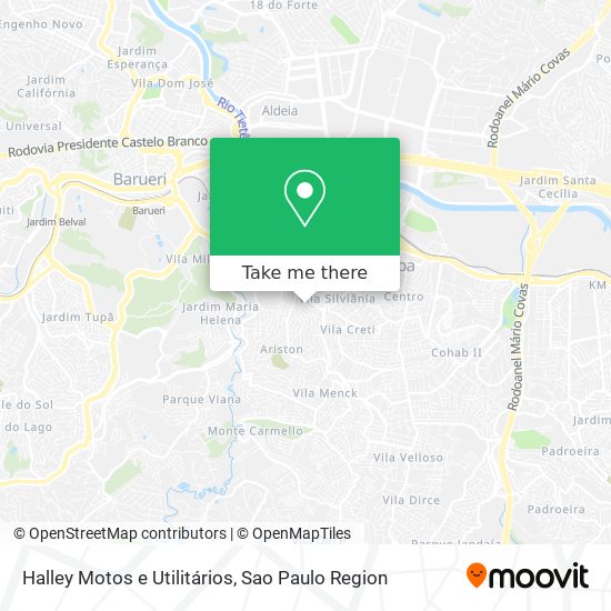 Halley Motos e Utilitários map