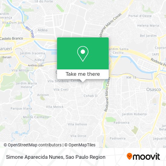 Simone Aparecida Nunes map