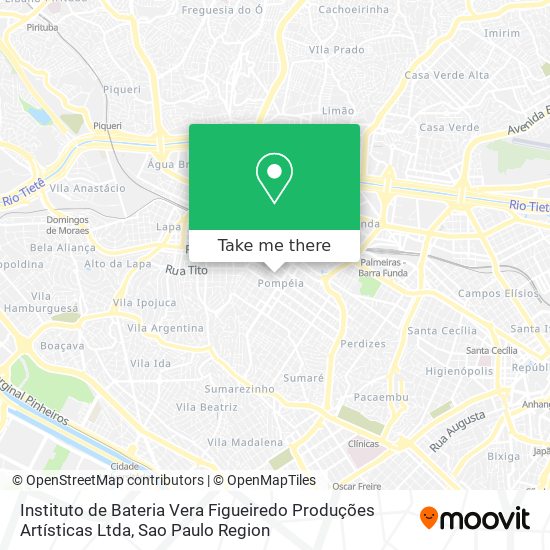 Instituto de Bateria Vera Figueiredo Produções Artísticas Ltda map