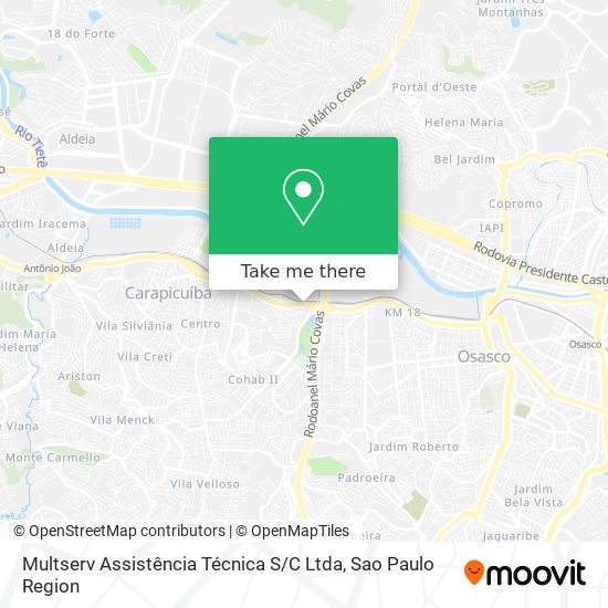 Multserv Assistência Técnica S / C Ltda map