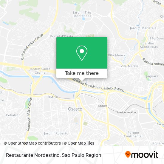 Restaurante Nordestino map