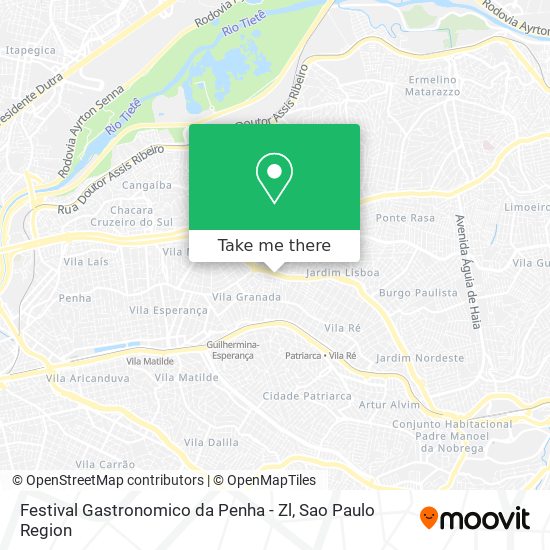 Festival Gastronomico da Penha - Zl map