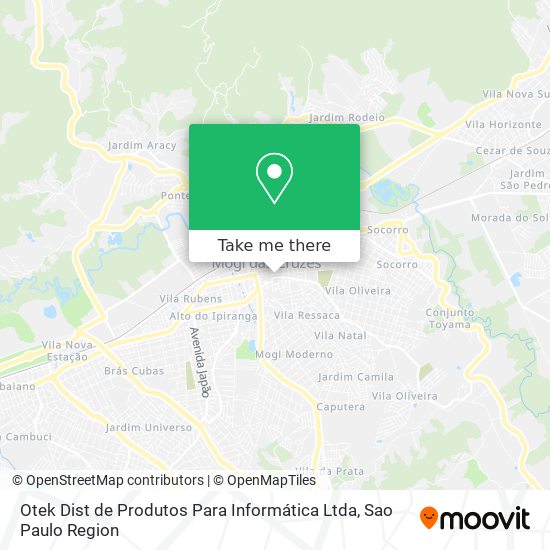 Otek Dist de Produtos Para Informática Ltda map