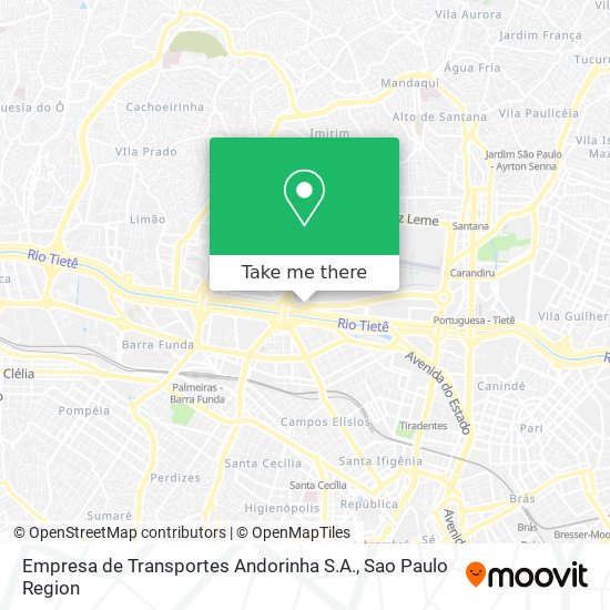Empresa de Transportes Andorinha S.A. map