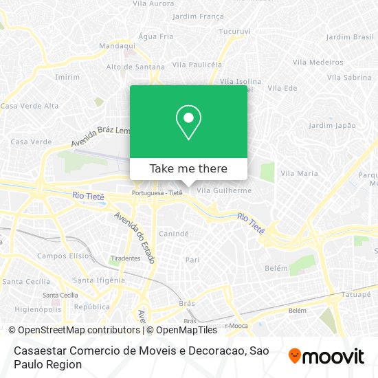 Casaestar Comercio de Moveis e Decoracao map
