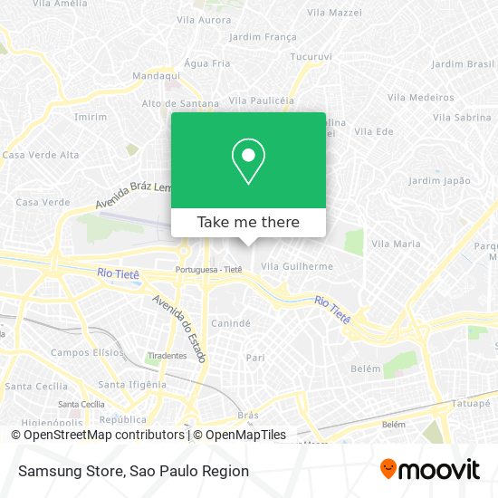 Mapa Samsung Store