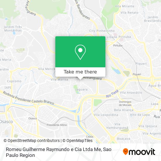 Romeu Guilherme Raymundo e Cia Ltda Me map