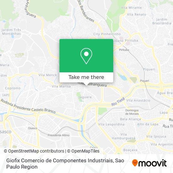 Giofix Comercio de Componentes Industriais map