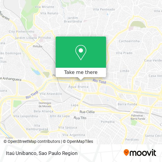 Itaú Unibanco map