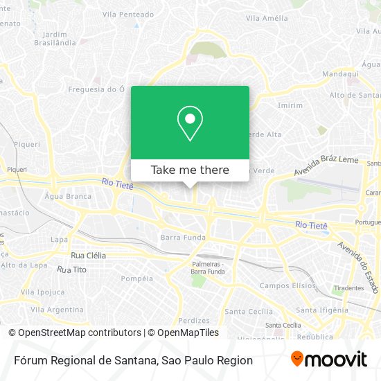 Fórum Regional de Santana map
