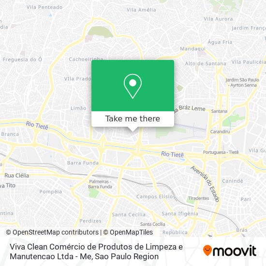 Viva Clean Comércio de Produtos de Limpeza e Manutencao Ltda - Me map