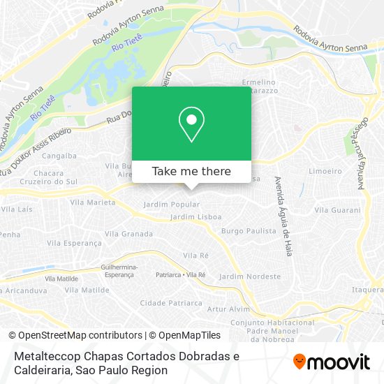 Mapa Metalteccop Chapas Cortados Dobradas e Caldeiraria