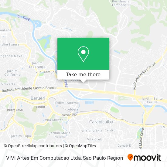 Mapa VIVI Artes Em Computacao Ltda