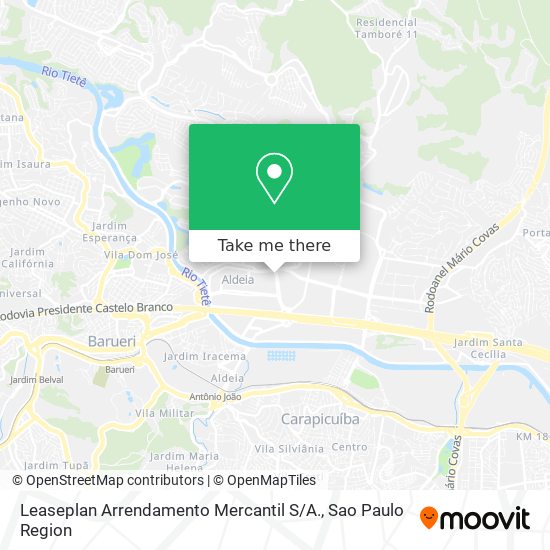 Leaseplan Arrendamento Mercantil S / A. map