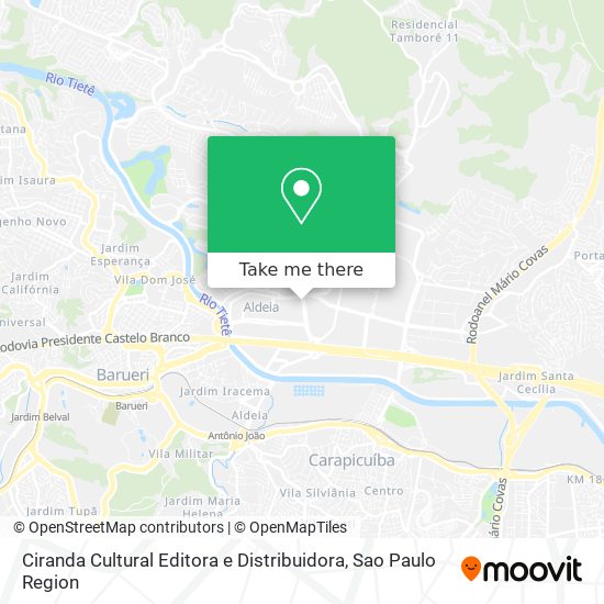 Ciranda Cultural Editora e Distribuidora map