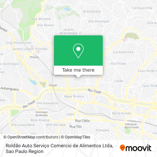 Roldão Auto Serviço Comércio de Alimentos Ltda map