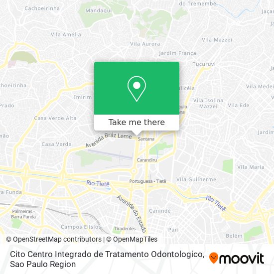 Cito Centro Integrado de Tratamento Odontologico map