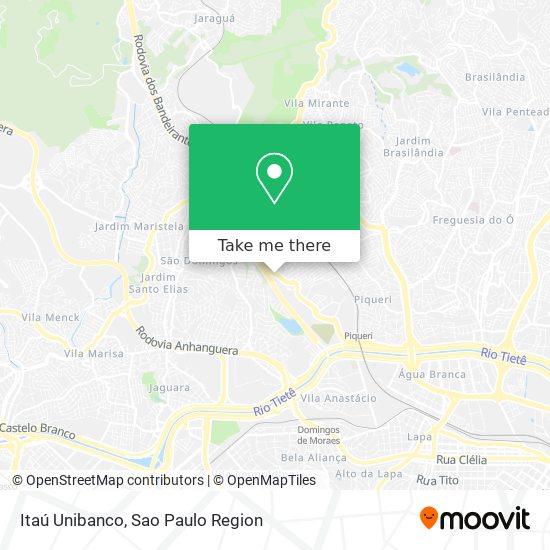 Mapa Itaú Unibanco