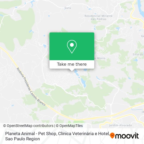 Planeta Animal - Pet Shop, Clínica Veterinária e Hotel map