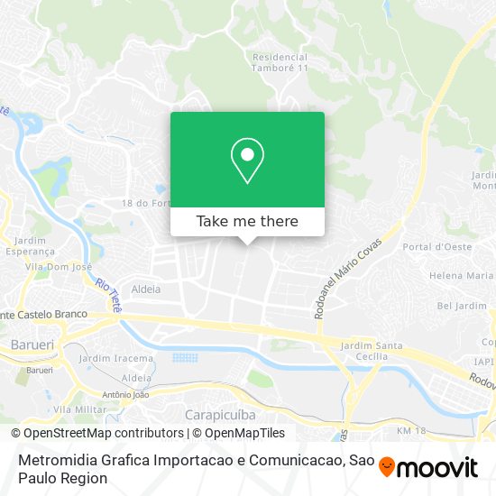 Mapa Metromidia Grafica Importacao e Comunicacao