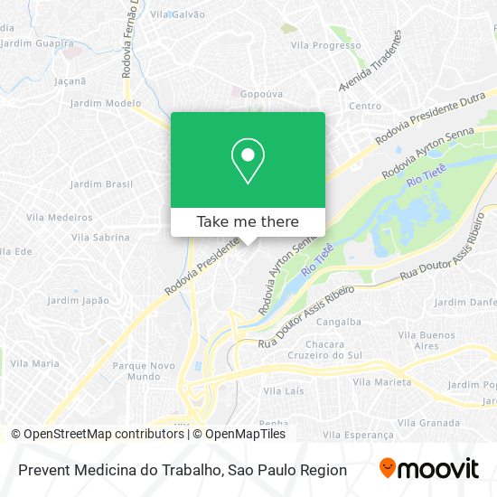 Mapa Prevent Medicina do Trabalho